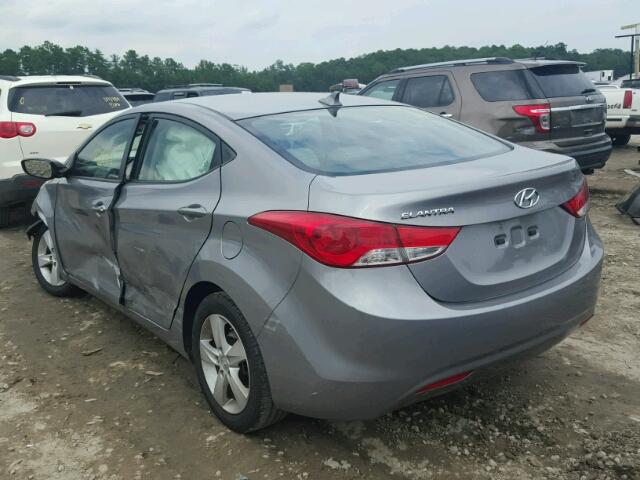 KMHDH4AE3BU095205 - 2011 HYUNDAI ELANTRA GL GRAY photo 3