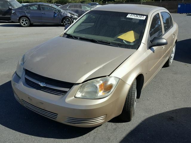 1G1AK55F677390749 - 2007 CHEVROLET COBALT GOLD photo 2