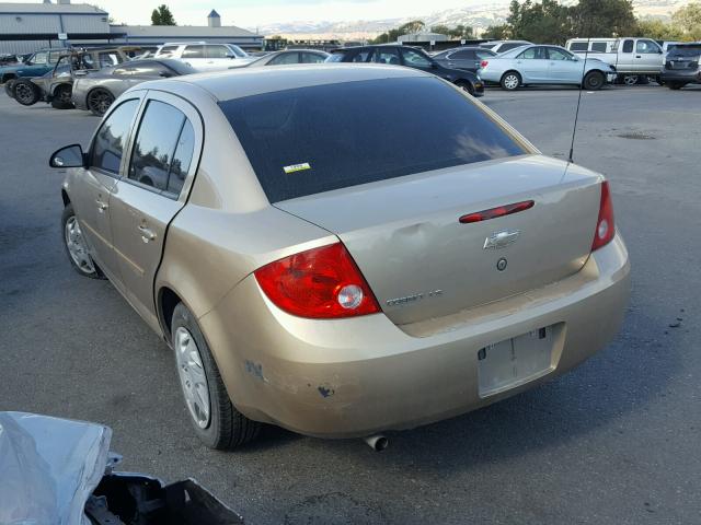 1G1AK55F677390749 - 2007 CHEVROLET COBALT GOLD photo 3