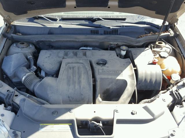 1G1AK55F677390749 - 2007 CHEVROLET COBALT GOLD photo 7