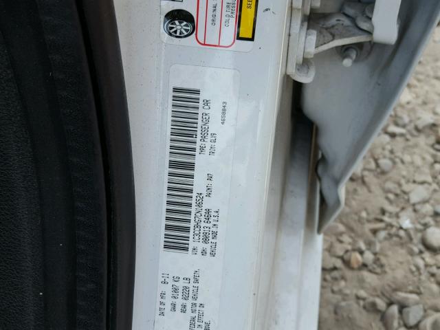 1C3CCBHG7CN106524 - 2012 CHRYSLER 200 S 白色 照片 10