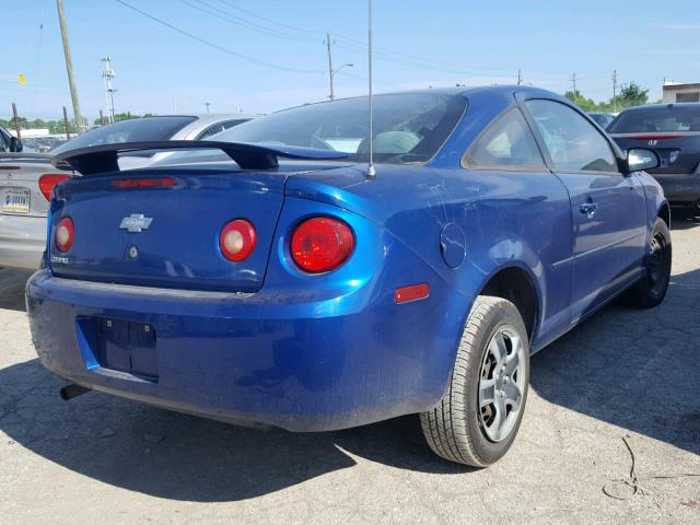 1G1AK12F757643877 - 2005 CHEVROLET COBALT BLUE photo 4