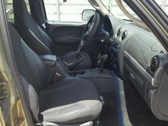 1J4GK38K62W295289 - 2002 JEEP LIBERTY RE GREEN photo 5