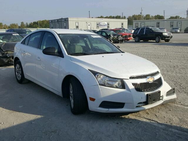 1G1PC5SH3C7352449 - 2012 CHEVROLET CRUZE LS WHITE photo 1