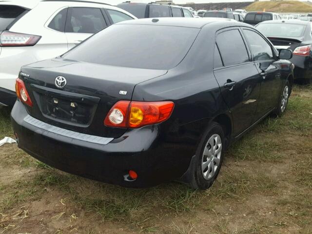 JTDBL40E499042599 - 2009 TOYOTA COROLLA BLACK photo 4