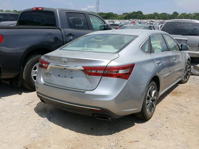 4T1BK1EB9GU229293 - 2016 TOYOTA AVALON XLE SILVER photo 4