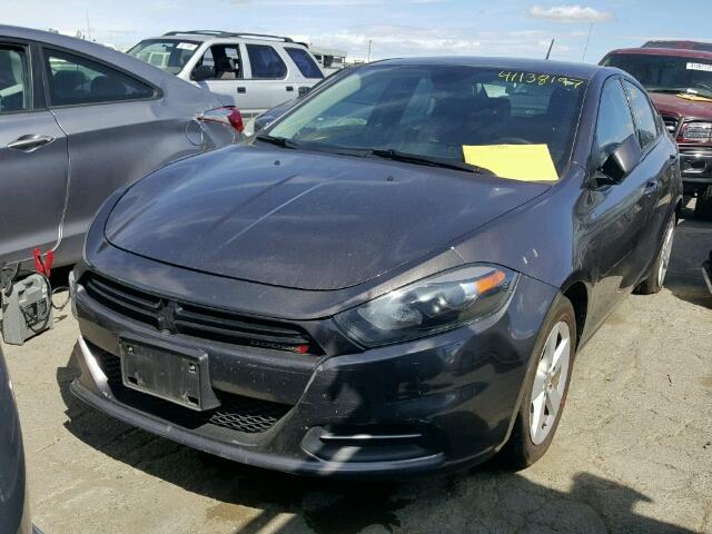 1C3CDFBB9FD351725 - 2015 DODGE DART SXT GRAY photo 2