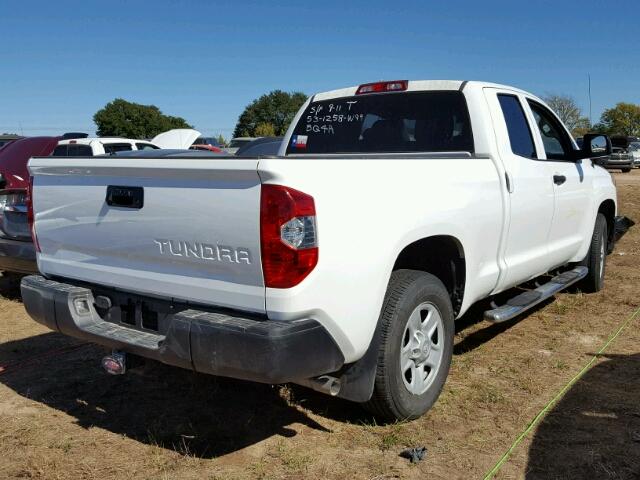 5TFRM5F11HX112060 - 2017 TOYOTA TUNDRA WHITE photo 4