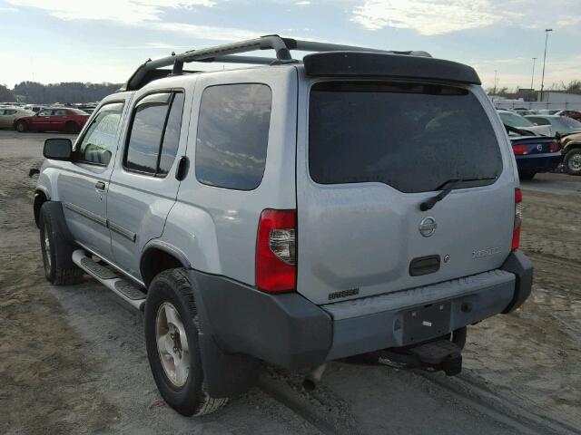 5N1ED28Y92C555140 - 2002 NISSAN XTERRA XE SILVER photo 3