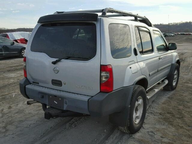 5N1ED28Y92C555140 - 2002 NISSAN XTERRA XE SILVER photo 4