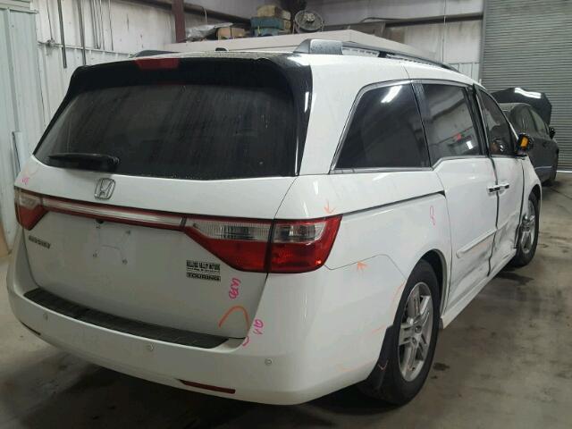 5FNRL5H91BB029137 - 2011 HONDA ODYSSEY TO WHITE photo 4