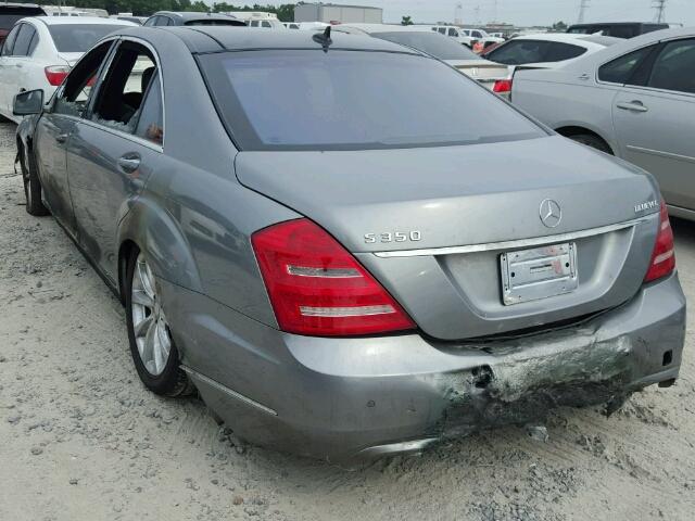 WDDNG8DB4DA523278 - 2013 MERCEDES-BENZ S GRAY photo 3