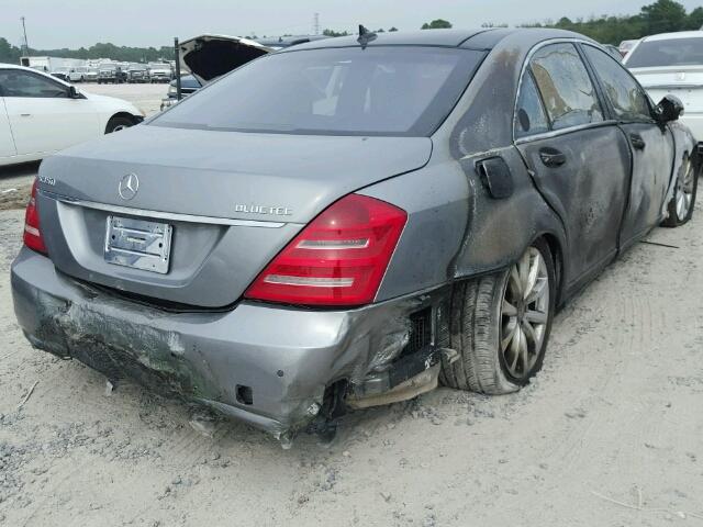 WDDNG8DB4DA523278 - 2013 MERCEDES-BENZ S GRAY photo 4