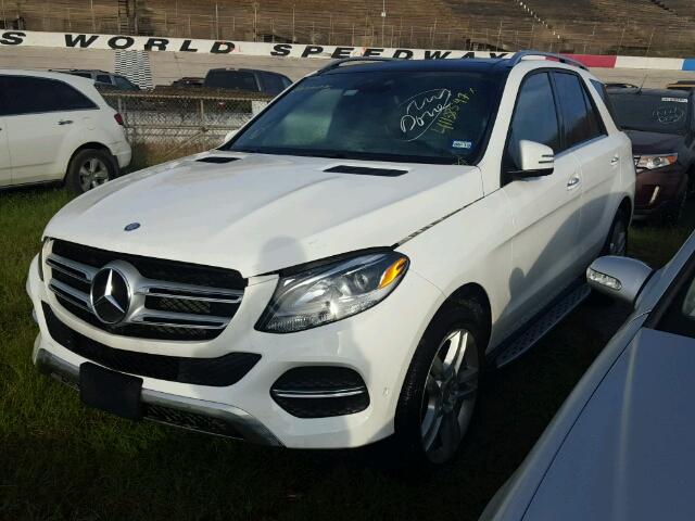 4JGDA5HB7HA874798 - 2017 MERCEDES-BENZ GLE WHITE photo 2