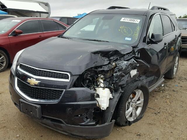 2GNALBEK5E6169762 - 2014 CHEVROLET EQUINOX LT BLACK photo 2