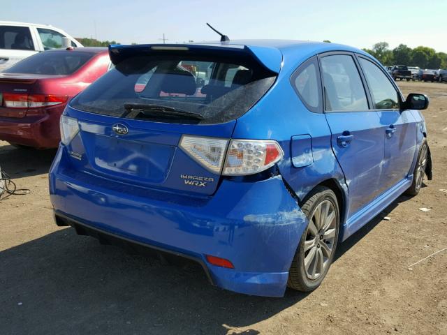 JF1GH7G6XAG811040 - 2010 SUBARU IMPREZA WR BLUE photo 4