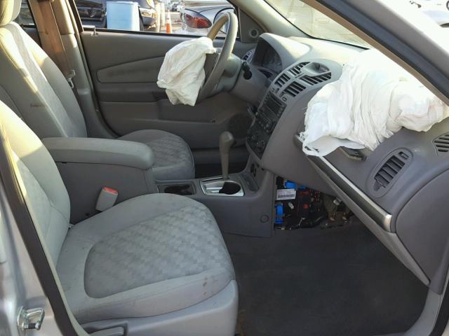 1G1ZT528X5F116642 - 2005 CHEVROLET MALIBU LS ვერცხლისფერი ფოტო 5