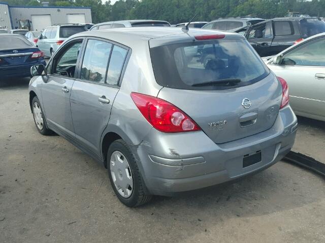 3N1BC13EX7L453331 - 2007 NISSAN VERSA S GRAY photo 3