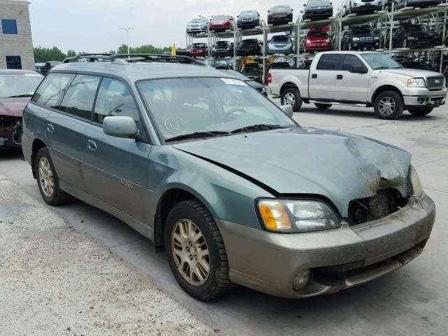 4S3BH895637649800 - 2003 SUBARU LEGACY OUT GREEN photo 1