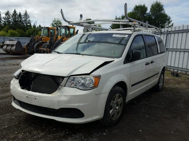 2C4JDGAG0CR394607 - 2012 DODGE RAM VAN WHITE photo 2