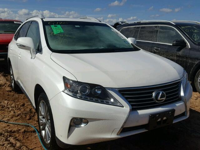 2T2ZK1BA2DC104624 - 2013 LEXUS RX WHITE photo 1