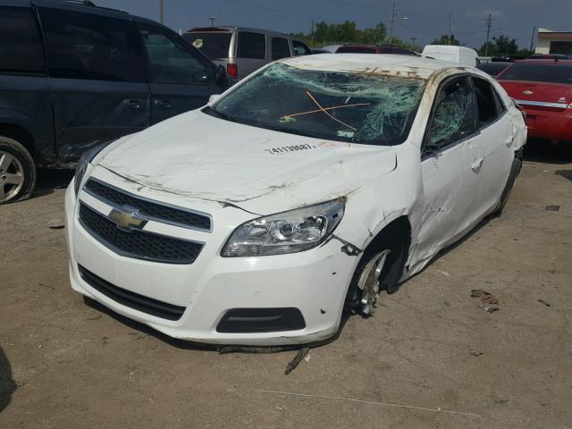 1G11D5RR0DF111781 - 2013 CHEVROLET MALIBU WHITE photo 2