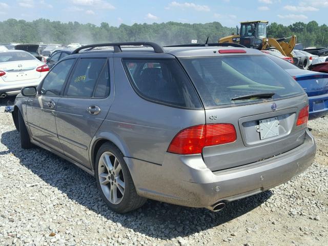 YS3EH59G163510188 - 2006 SAAB 9-5 AERO GRAY photo 3