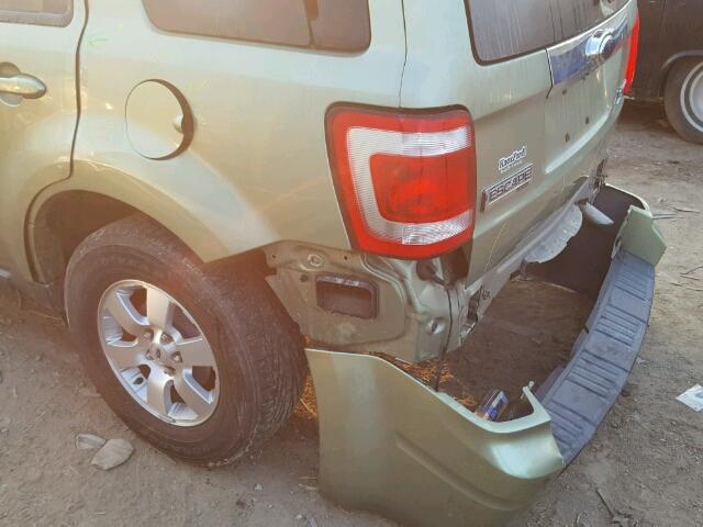 1FMCU49319KB93889 - 2009 FORD ESCAPE HYB GREEN photo 10