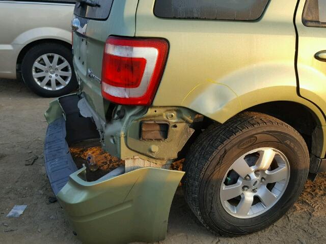 1FMCU49319KB93889 - 2009 FORD ESCAPE HYB GREEN photo 9