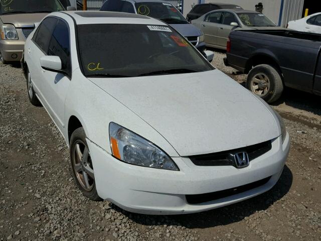 1HGCM56805A103420 - 2005 HONDA ACCORD EX WHITE photo 1