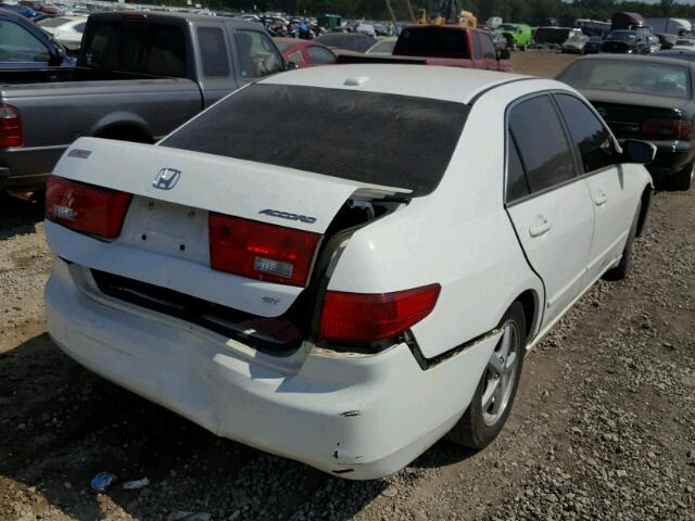 1HGCM56805A103420 - 2005 HONDA ACCORD EX WHITE photo 4