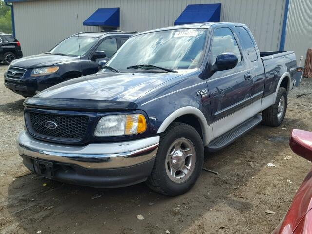 1FTRX17L23NA28429 - 2003 FORD F150 BLUE photo 2