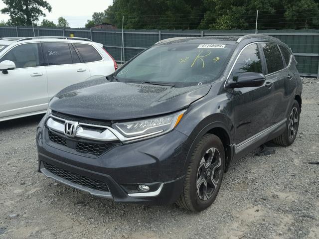 7FARW1H96HE025940 - 2017 HONDA CR-V TOURI CHARCOAL photo 2