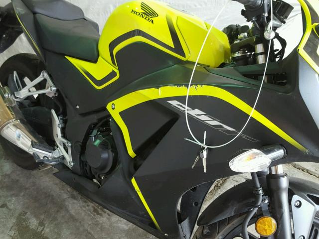 MLHNC510XG5200306 - 2016 HONDA CBR300 R YELLOW photo 9