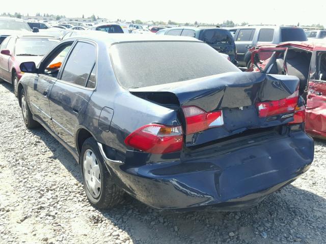 JHMCG6659YC026703 - 2000 HONDA ACCORD LX BLUE photo 3