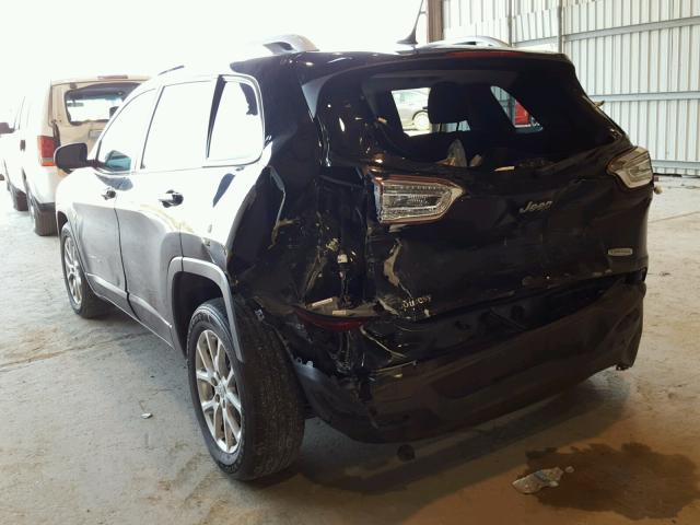 1C4PJLCS5FW617264 - 2015 JEEP CHEROKEE L BLACK photo 3