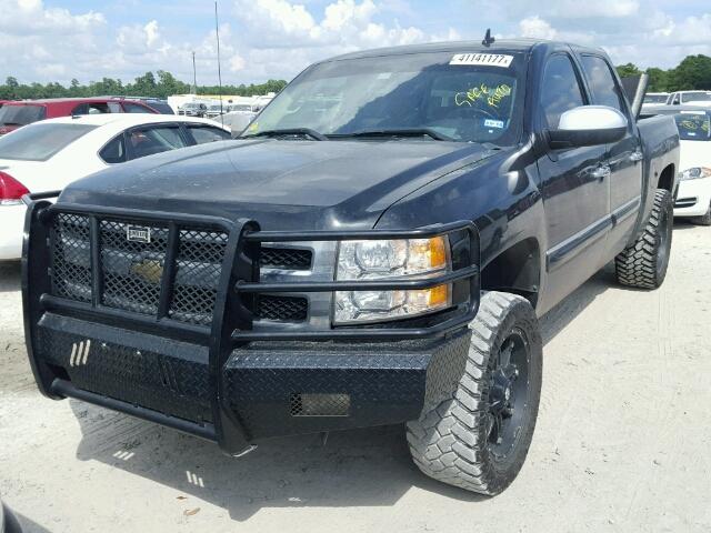 3GCEC23079G290816 - 2009 CHEVROLET SILVERADO BLACK photo 2