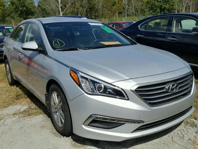 5NPE24AF6FH184320 - 2015 HYUNDAI SONATA SILVER photo 1