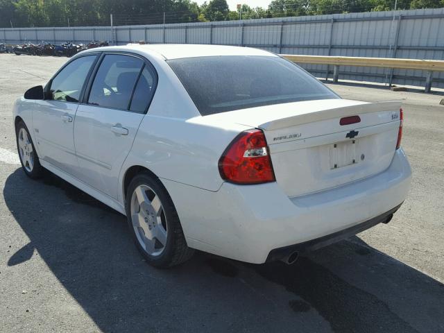 1G1ZW53196F191035 - 2006 CHEVROLET MALIBU SS WHITE photo 3