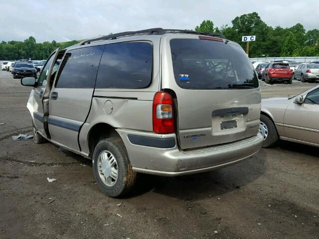 1GNDX03E32D194711 - 2002 CHEVROLET VENTURE TAN photo 3