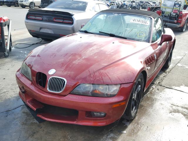 WBACH934XYLF89478 - 2000 BMW Z3 2.3 RED photo 2