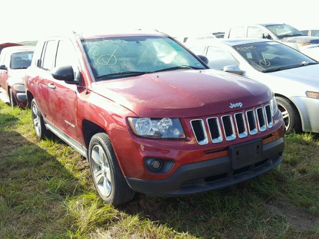 1C4NJDBBXED650172 - 2014 JEEP COMPASS SP RED photo 1