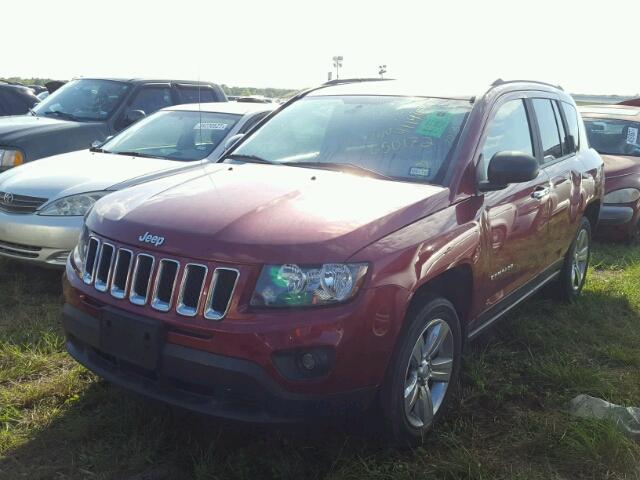 1C4NJDBBXED650172 - 2014 JEEP COMPASS SP RED photo 2