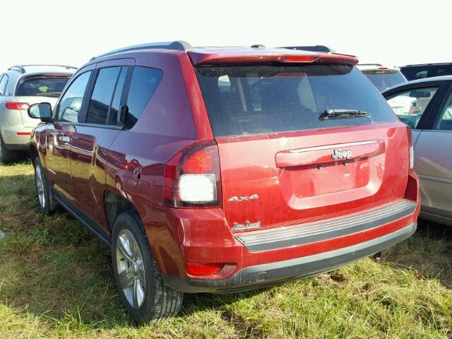 1C4NJDBBXED650172 - 2014 JEEP COMPASS SP RED photo 3