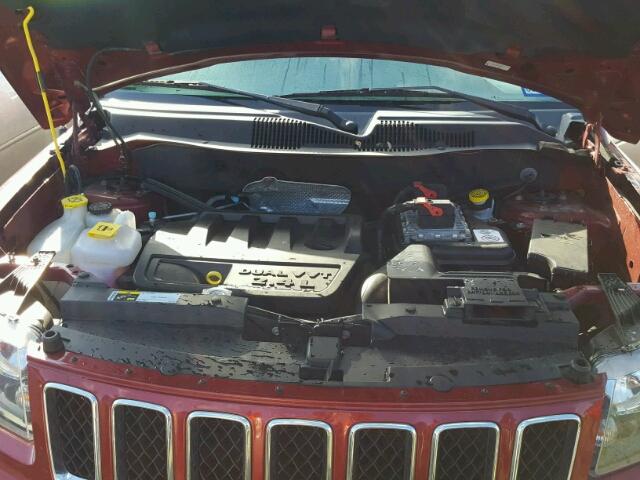 1C4NJDBBXED650172 - 2014 JEEP COMPASS SP RED photo 7