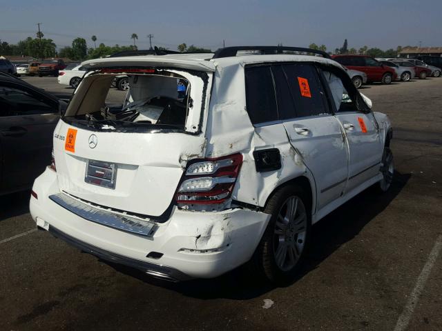 WDCGG5HBXFG378009 - 2015 MERCEDES-BENZ GLK 350 WHITE photo 4