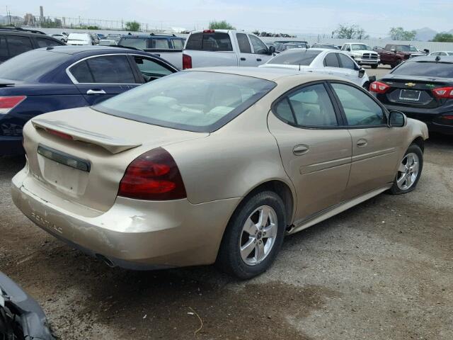 2G2WP522051345997 - 2005 PONTIAC GRAND PRIX Ոսկեգույն լուսանկար 4