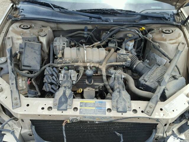 2G2WP522051345997 - 2005 PONTIAC GRAND PRIX Ոսկեգույն լուսանկար 7