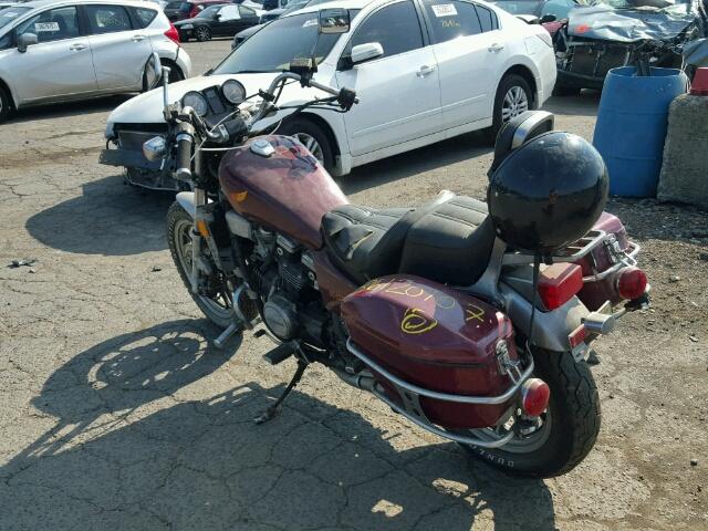 JH2RC2102EM006513 - 1984 HONDA VF700 C BURGUNDY photo 3