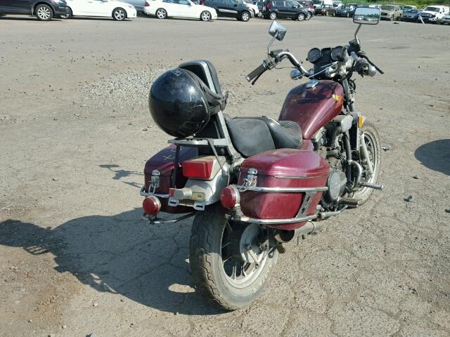 JH2RC2102EM006513 - 1984 HONDA VF700 C BURGUNDY photo 4